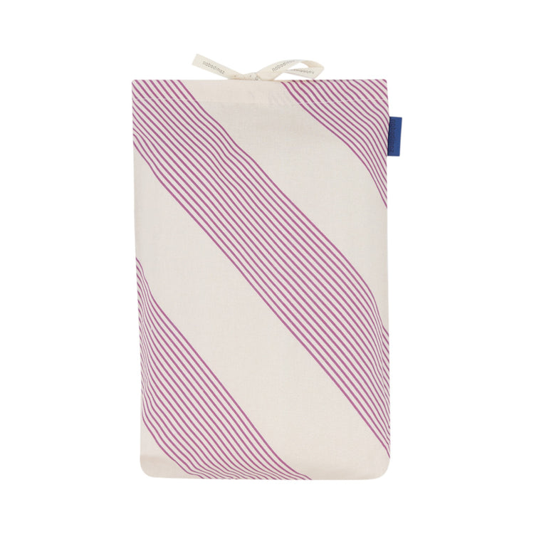 SHELDON. Single bed duvet cover Lilac Diagonal Stripes 150x200