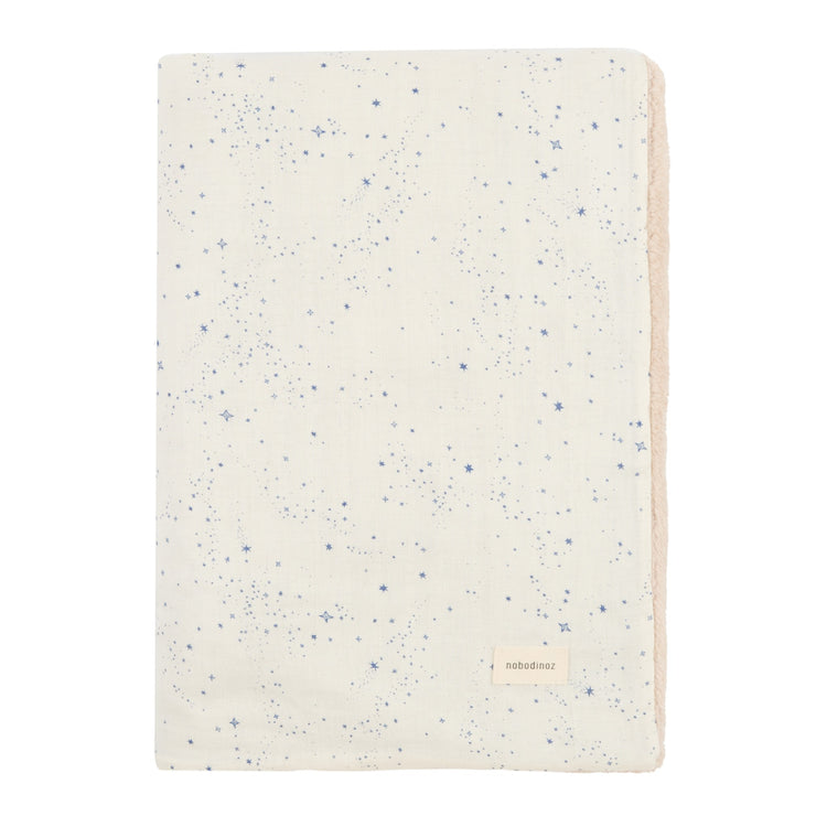 WABI SABI. Muslin winter blanket Blue Milky Way 70x100