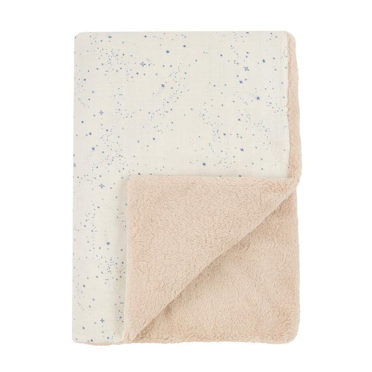 WABI SABI. Muslin winter blanket Blue Milky Way 70x100