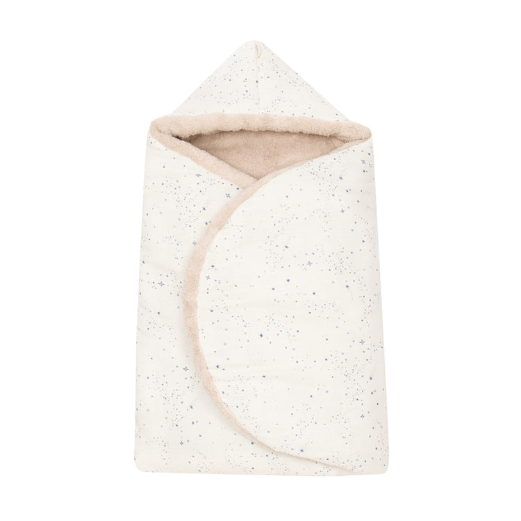 WABI SABI. Winter baby nest Cozy Blue Milky Way 75x35x10