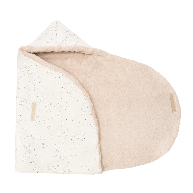 WABI SABI. Winter baby nest Cozy Blue Milky Way 75x35x10