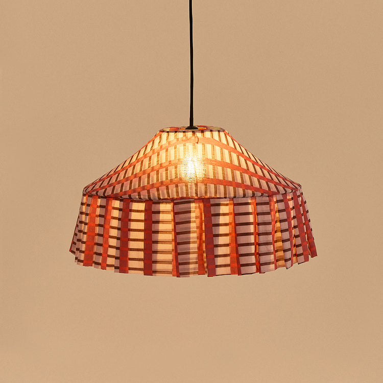 VIBES. Pendant lampshade Nicole Red Brown Mosaic 50cm