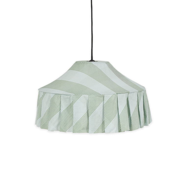 VIBES. Pendant lampshade Nicole Green Diagonal Stripes 50cm