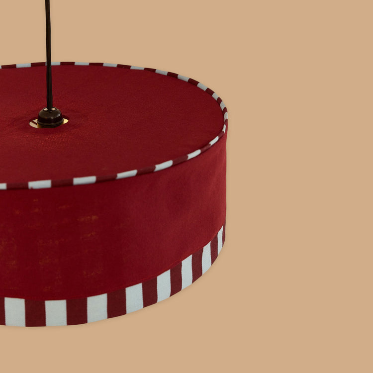 VIBES. Pendant lampshade Paul Burnt Red 50cm