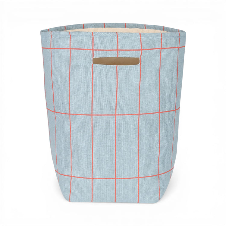 VIBES. Καλάθι αποθήκευσης Blue Red Grid