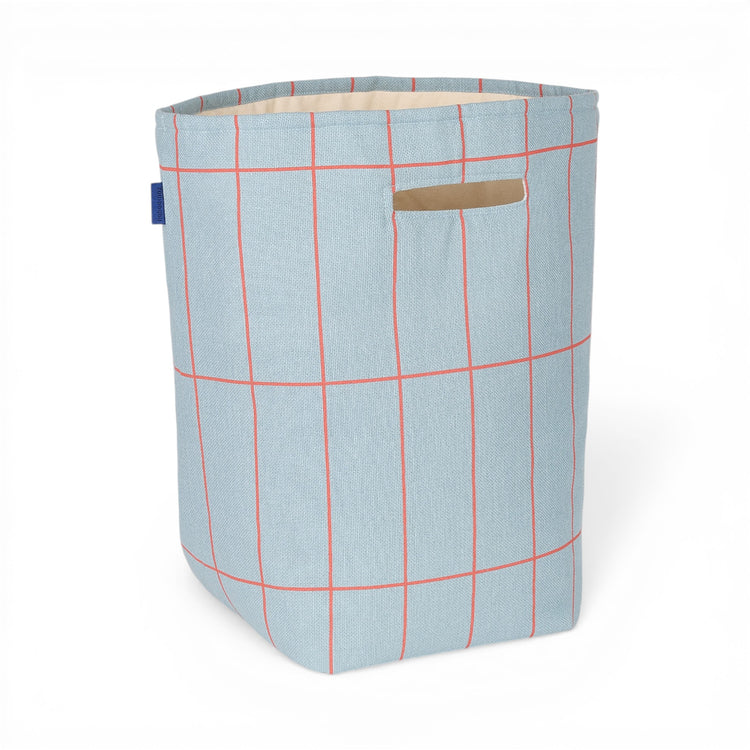 VIBES. Καλάθι αποθήκευσης Blue Red Grid