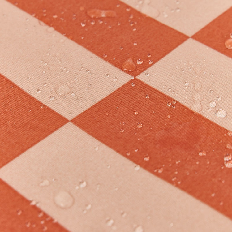 VIBES. Outdoor armchair beanbag - kid size -Tangerine Tiles