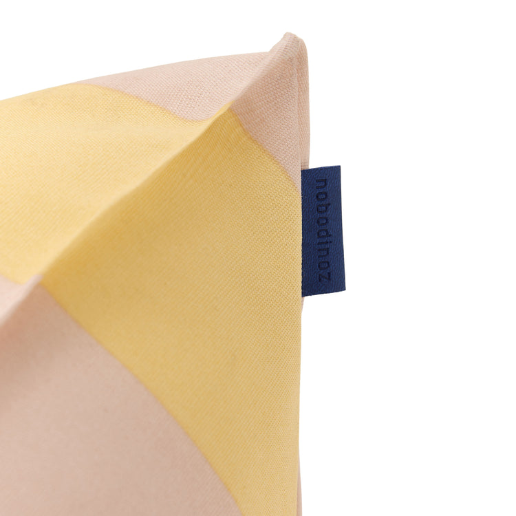 VIBES. Outdoor armchair beanbag - kid size - Yellow Pink Stripes