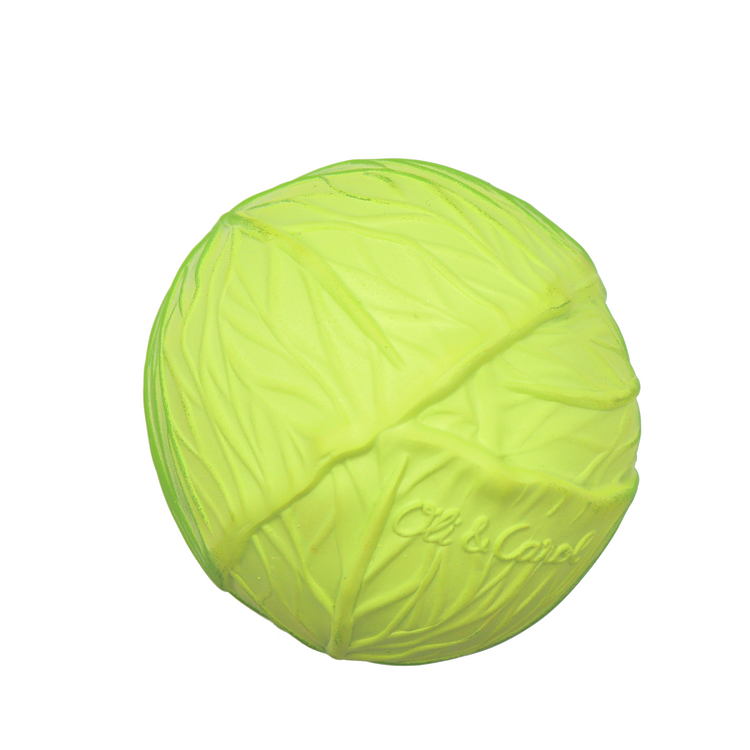 OLI&CAROL. Green cabbage educational ball