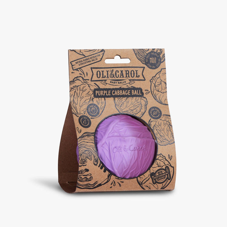 OLI&CAROL. Purple cabbage educational ball