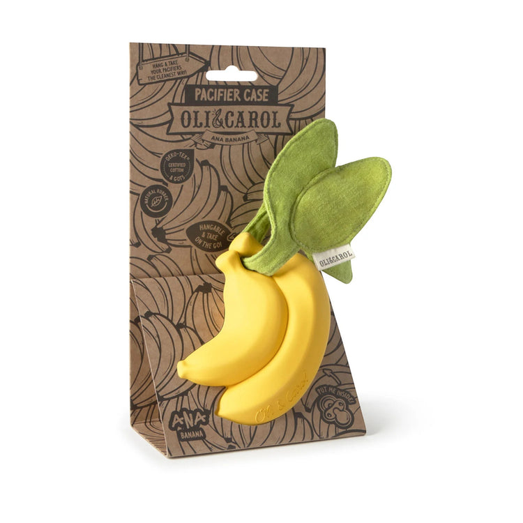 OLI&CAROL. Ana Banana Pacifier Case