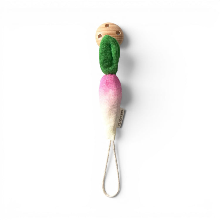OLI&CAROL. Pacifier hanger Radish