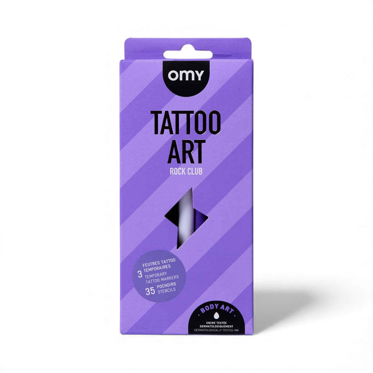 OMY. Σετ ζωγραφικής δέρματος Tattoo Art - Rock Club