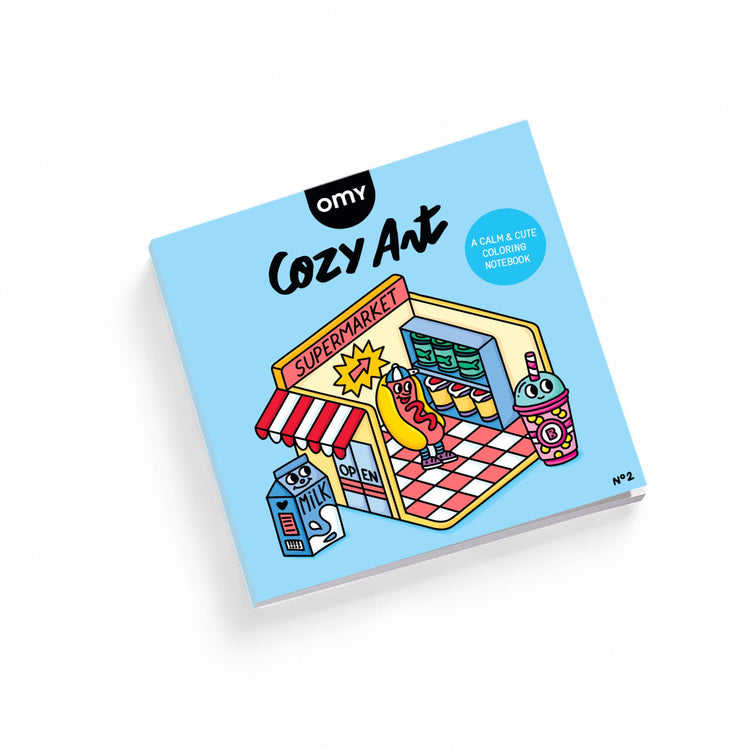 OMY. Coloring Notebook Cozy Art - Supermarket