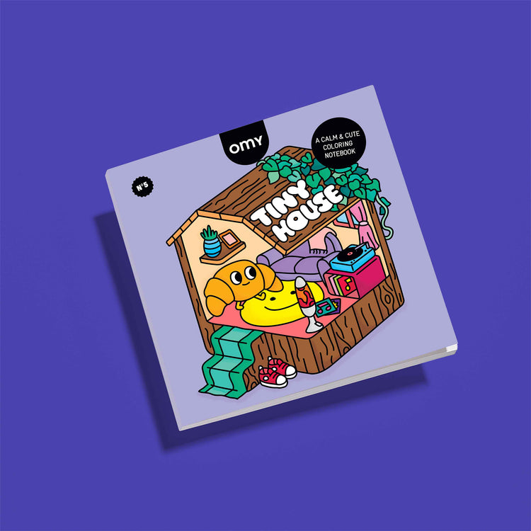 OMY. Βιβλίο ζωγραφικής Cozy Art - Tiny House