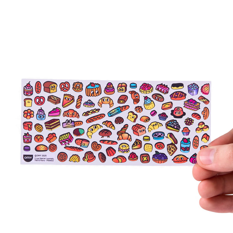 OMY. Assorted Stickers BOUTIQUE - French Bakery