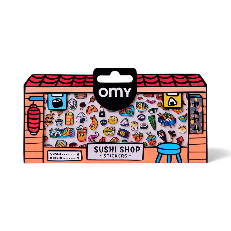 OMY. Assorted Stickers BOUTIQUE - Sushi Shop