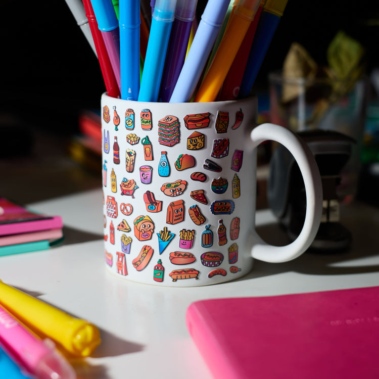 OMY. Assorted Stickers BOUTIQUE - HOT DOG Shop