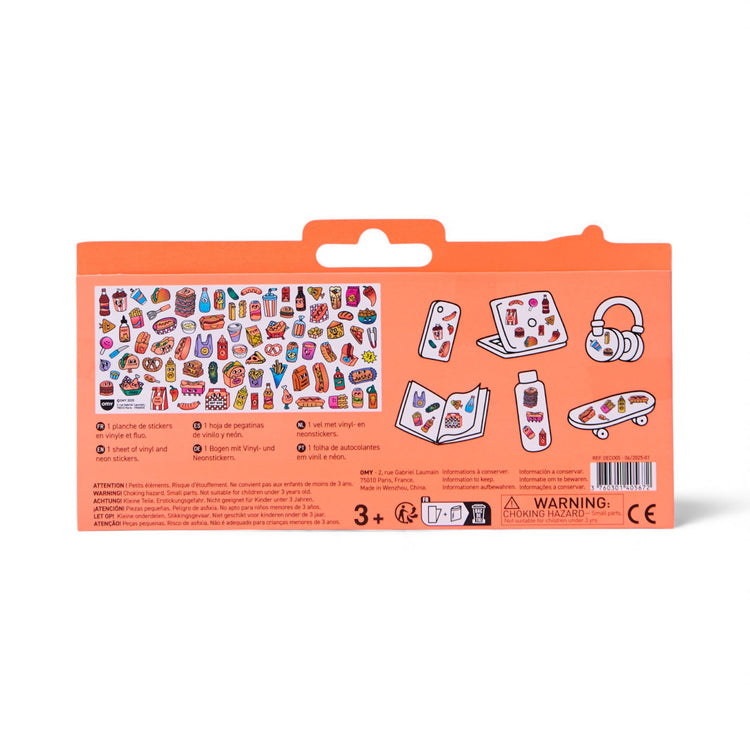 OMY. Assorted Stickers BOUTIQUE - HOT DOG Shop