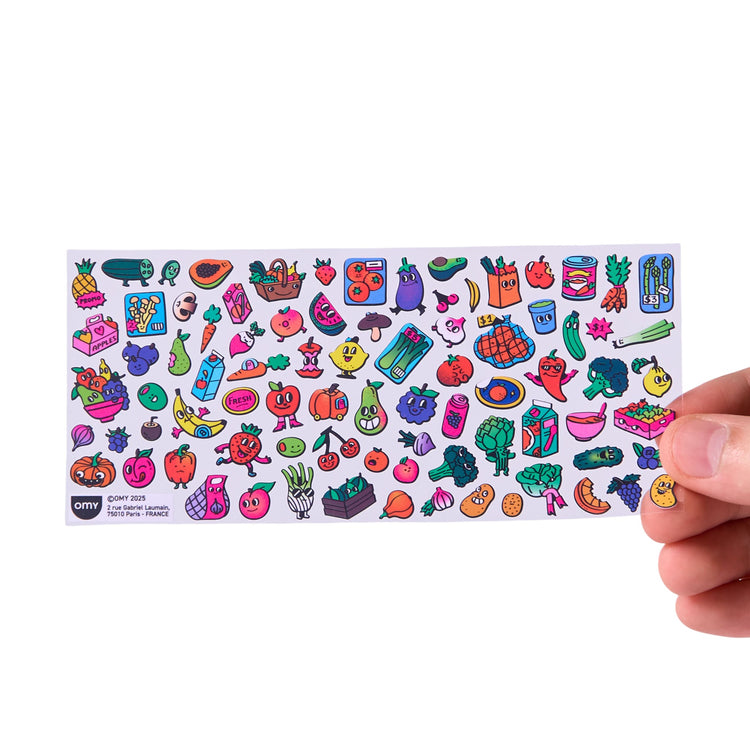 OMY. Assorted Stickers BOUTIQUE - Farmer's Market