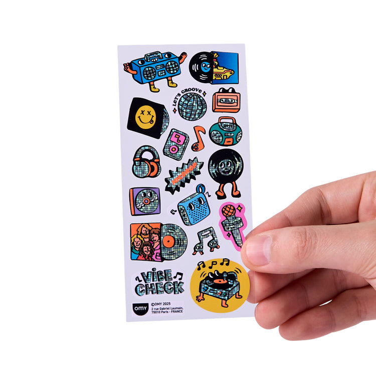 OMY. Σετ αυτοκόλλητα ICONIC - Music