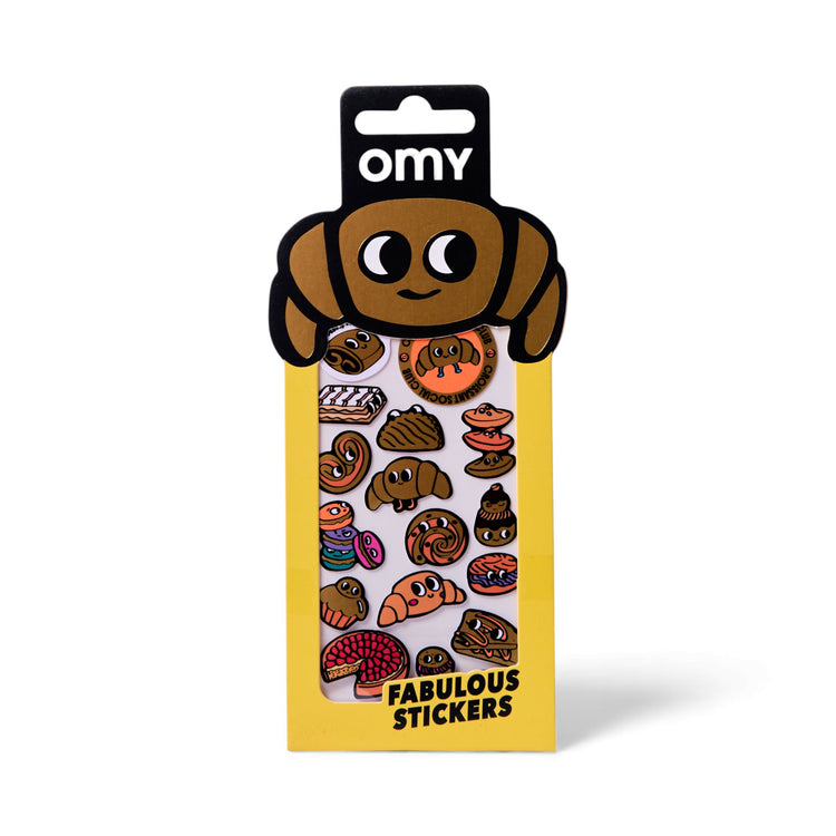 OMY. Σετ αυτοκόλλητα ICONIC - Croissant