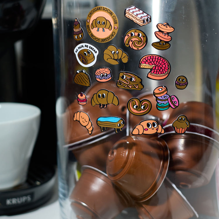 OMY. Σετ αυτοκόλλητα ICONIC - Croissant