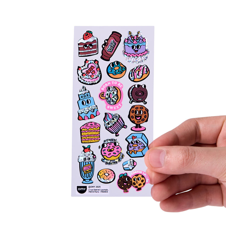 OMY. Assorted Stickers ICONIC - Donuts