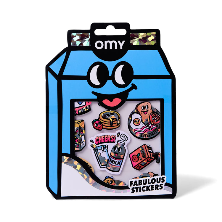 OMY. Σετ αυτοκόλλητα BIG - Milk