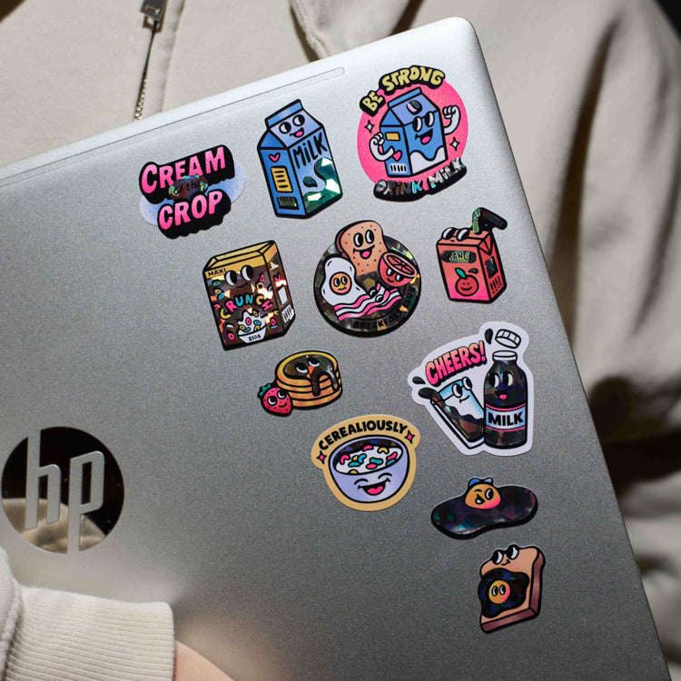 OMY. Σετ αυτοκόλλητα BIG - Milk