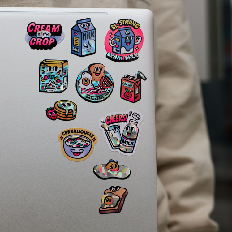 OMY. Σετ αυτοκόλλητα BIG - Milk