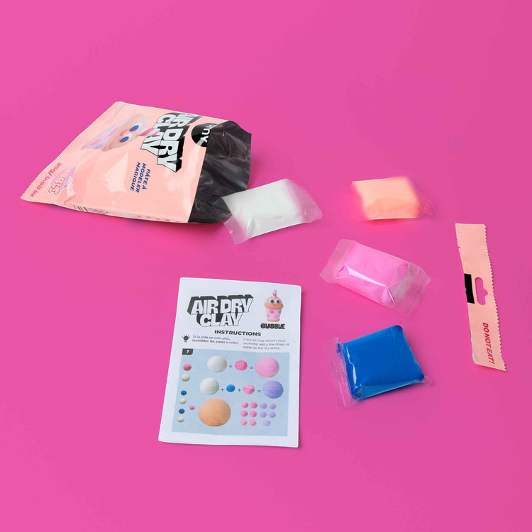 OMY. Σετ κατασκευής με πηλό Air Dry Clay Bubble