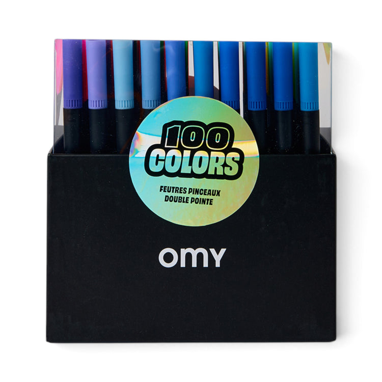 OMY. Set of 100 felt-tip markers
