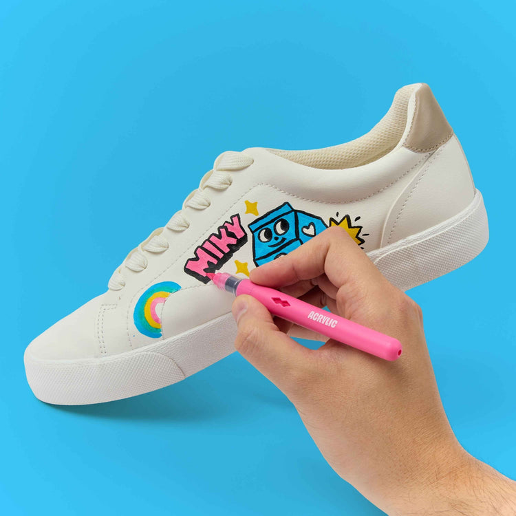 OMY. Σετ 12 ακρυλικών μαρκαδόρων Brush Power