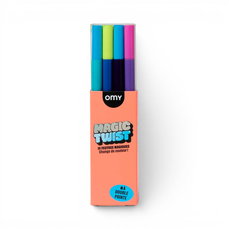OMY. Σετ 16 μαρκαδόρων που αλλάζουν χρώμα Magic Twist