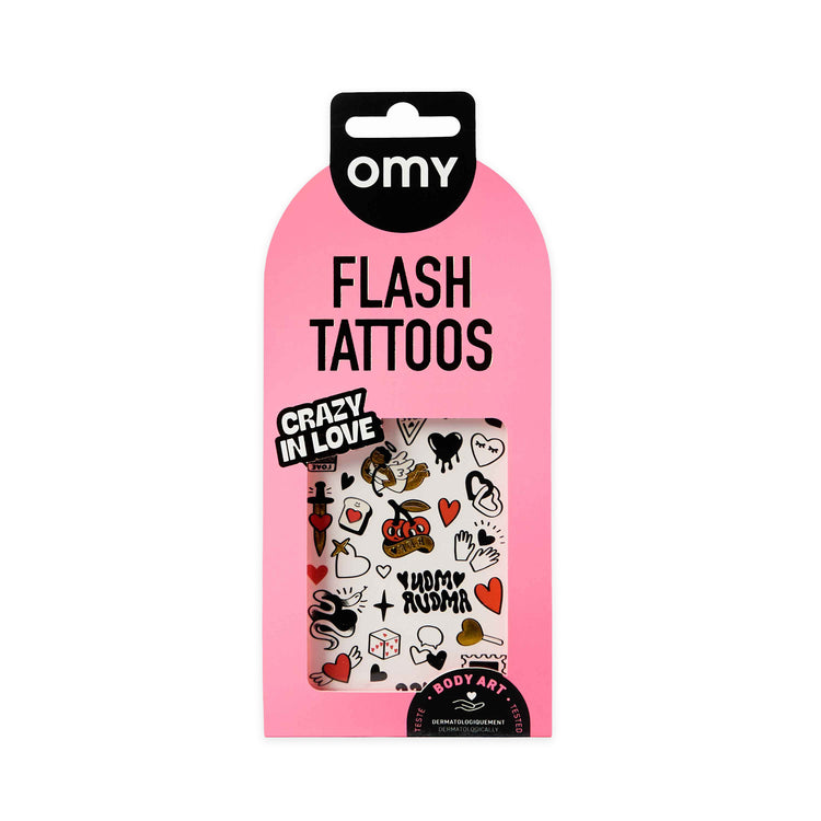 OMY. Flash Tattoos - Crazy in Love