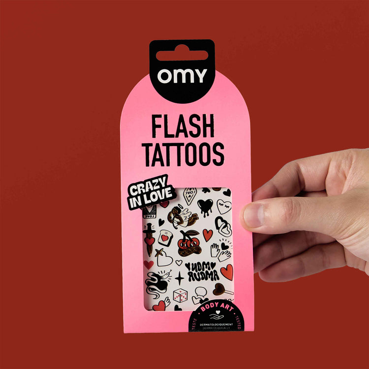 OMY. Flash Tattoos - Crazy in Love