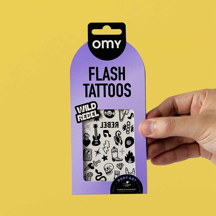 OMY. Flash Tattoos - Wild Rebel