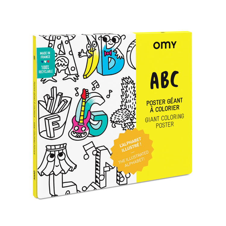 OMY. Giant Coloring Poster ABC