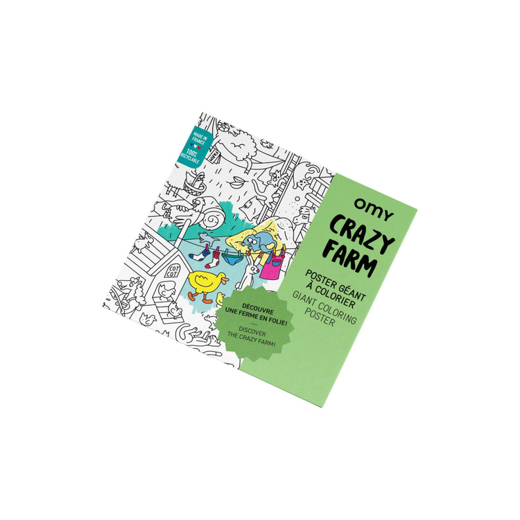 OMY. Giant coloring poster - Farm