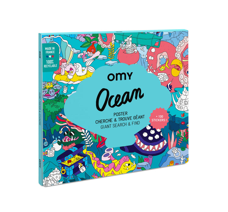 OMY. Poster & stickers - Ocean