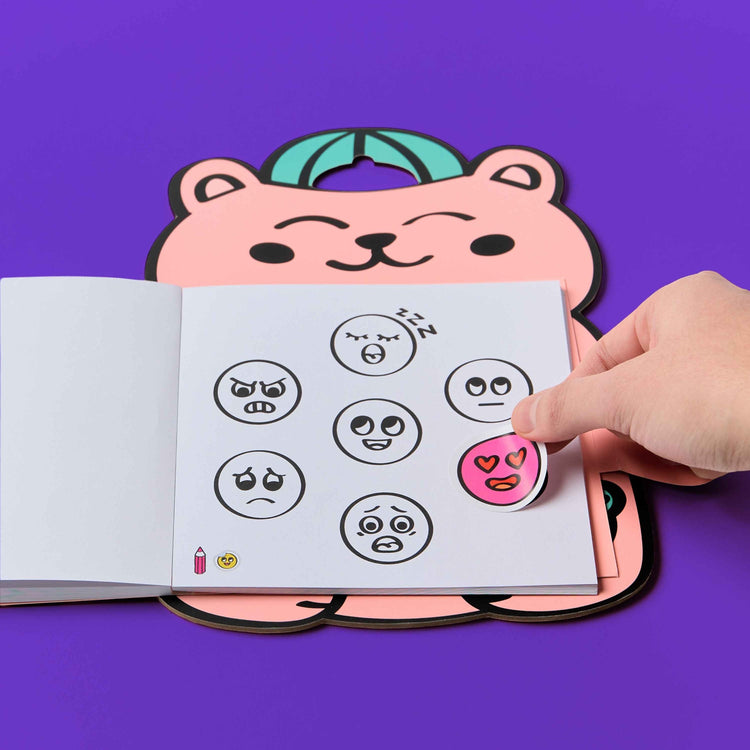 OMY. Montessori Stickers Book - Emotions
