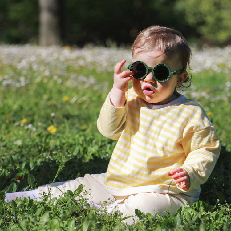 OLIVIO & CO. Βρεφικά γυαλιά ηλίου στρογγυλά Classic Olivio - Cactus Green 0-18 μηνών