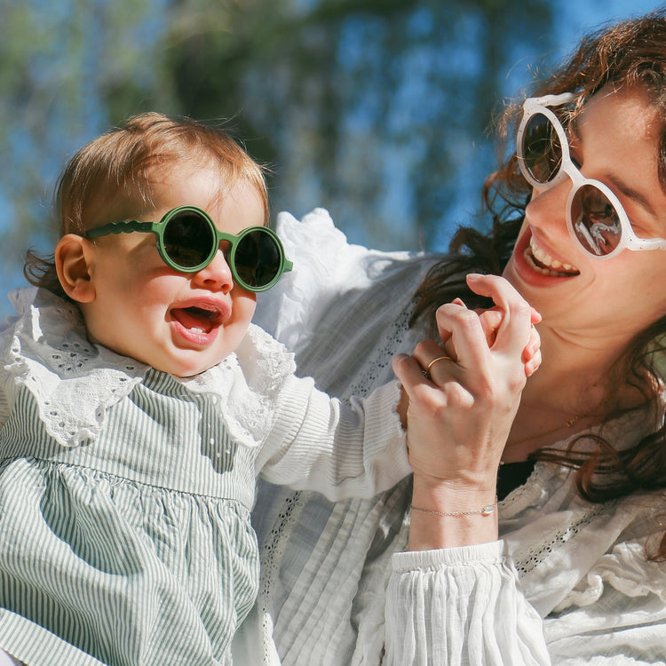 OLIVIO & CO. Βρεφικά γυαλιά ηλίου στρογγυλά Classic Olivio - Cactus Green 0-18 μηνών