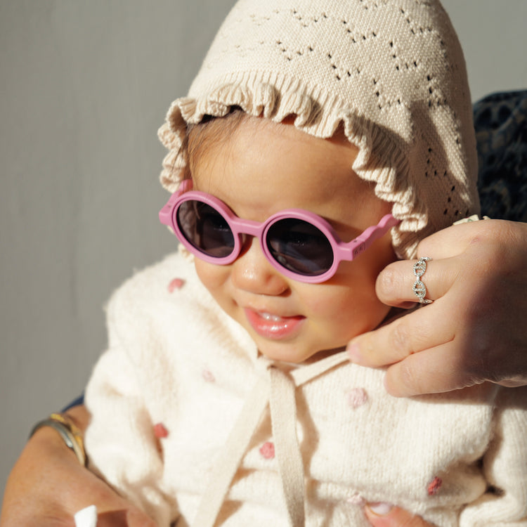 OLIVIO & CO. Βρεφικά γυαλιά ηλίου στρογγυλά Flower Stall - Rock Rose 0-18 μηνών