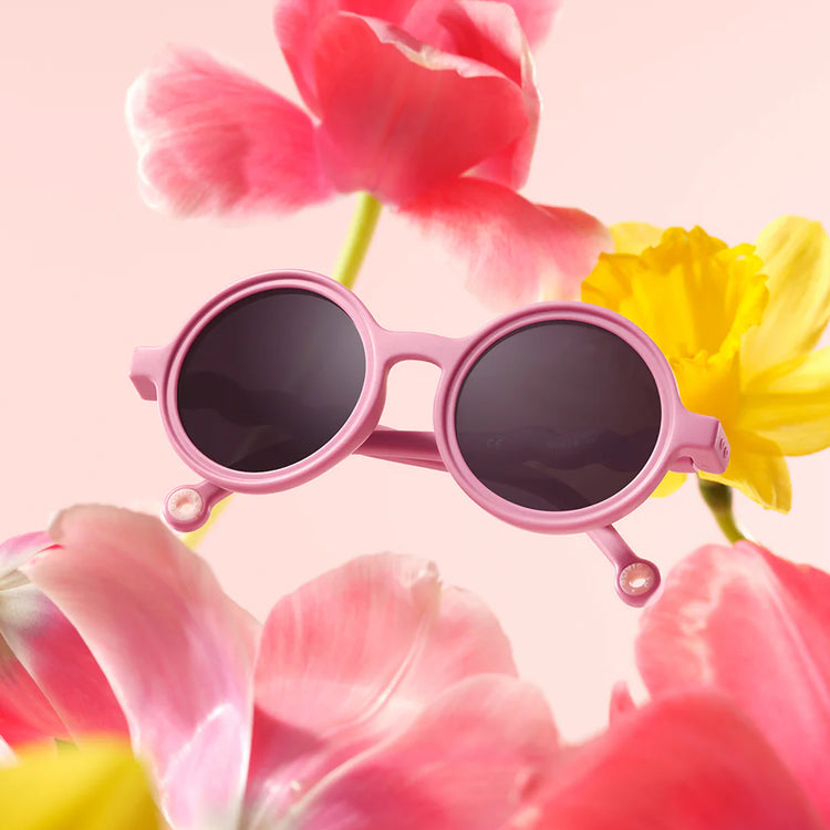 OLIVIO & CO. Βρεφικά γυαλιά ηλίου στρογγυλά Flower Stall - Rock Rose 0-18 μηνών