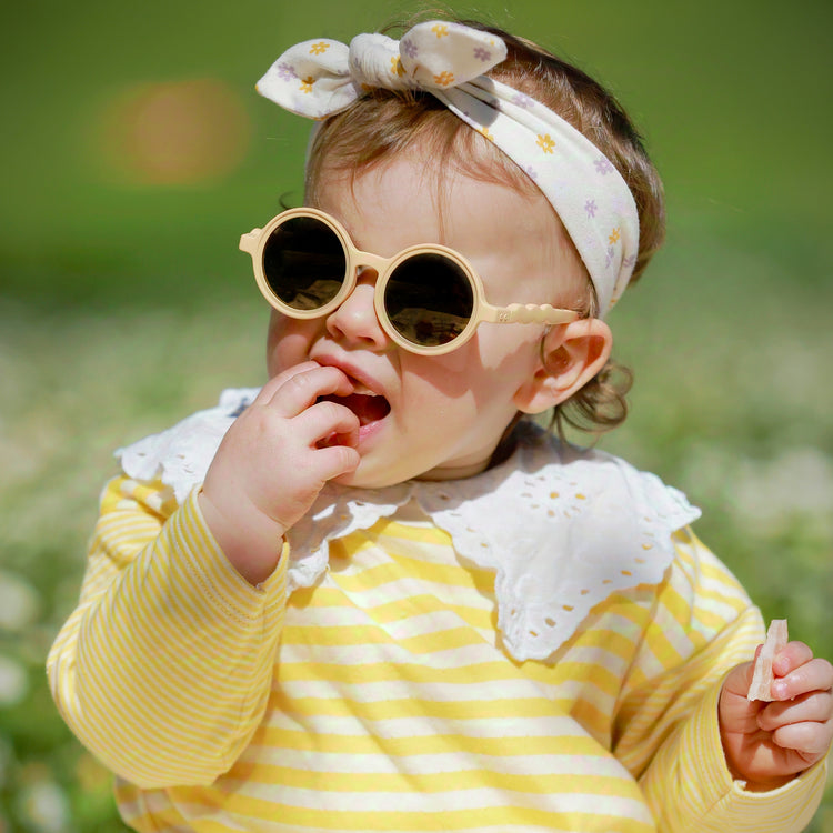 OLIVIO & CO. Παιδικά γυαλιά ηλίου στρογγυλά Classic Olivio - Desert Sand 18-36 μηνών