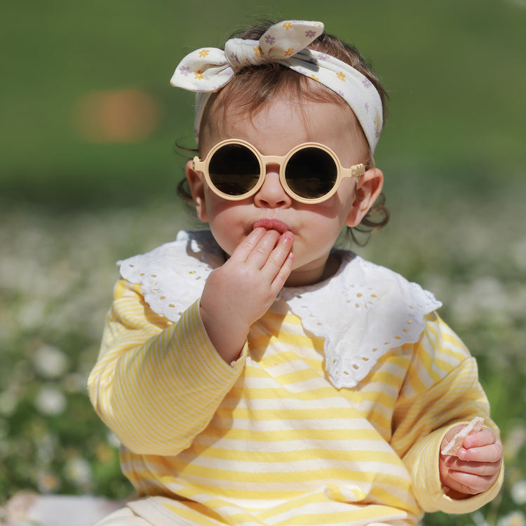 OLIVIO & CO. Παιδικά γυαλιά ηλίου στρογγυλά Classic Olivio - Desert Sand 18-36 μηνών