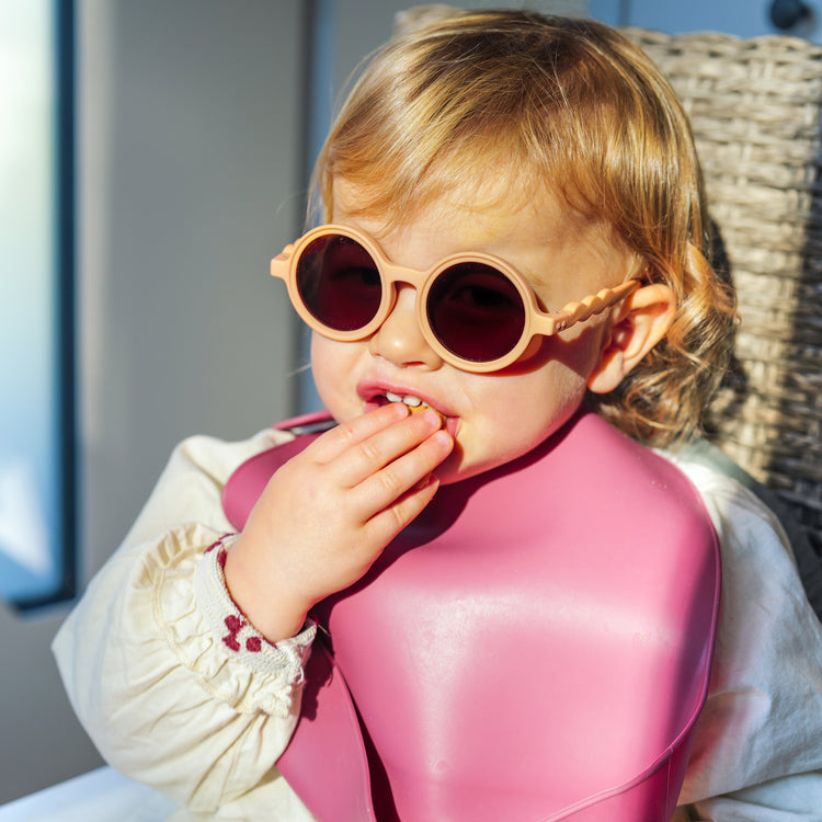 OLIVIO & CO. Παιδικά γυαλιά ηλίου στρογγυλά Breakfast Art - Fig Pink 18-36 μηνών