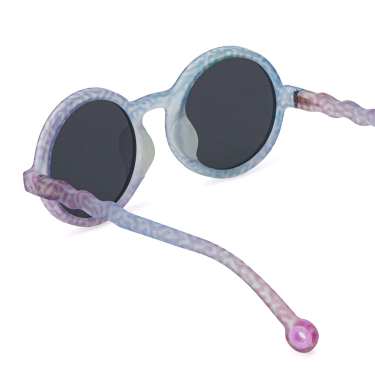 OLIVIO & CO. Kids round sunglasses Coral Reef-Coral Fantasy 3-5y
